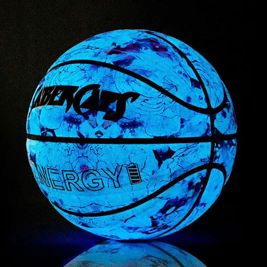 ballon de basket-ball phosphorescentes